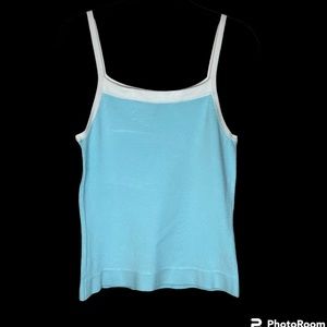 BCBG MAXAZRIA Aqua Square Neck Tank - Size Large